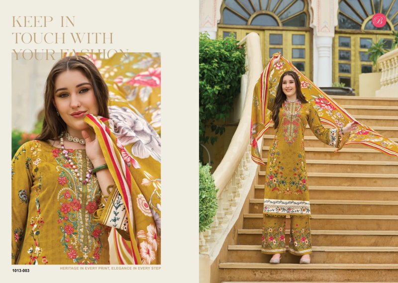 Dilshad Vol 7 Belliza Viscose Rayon Printed Dress Material